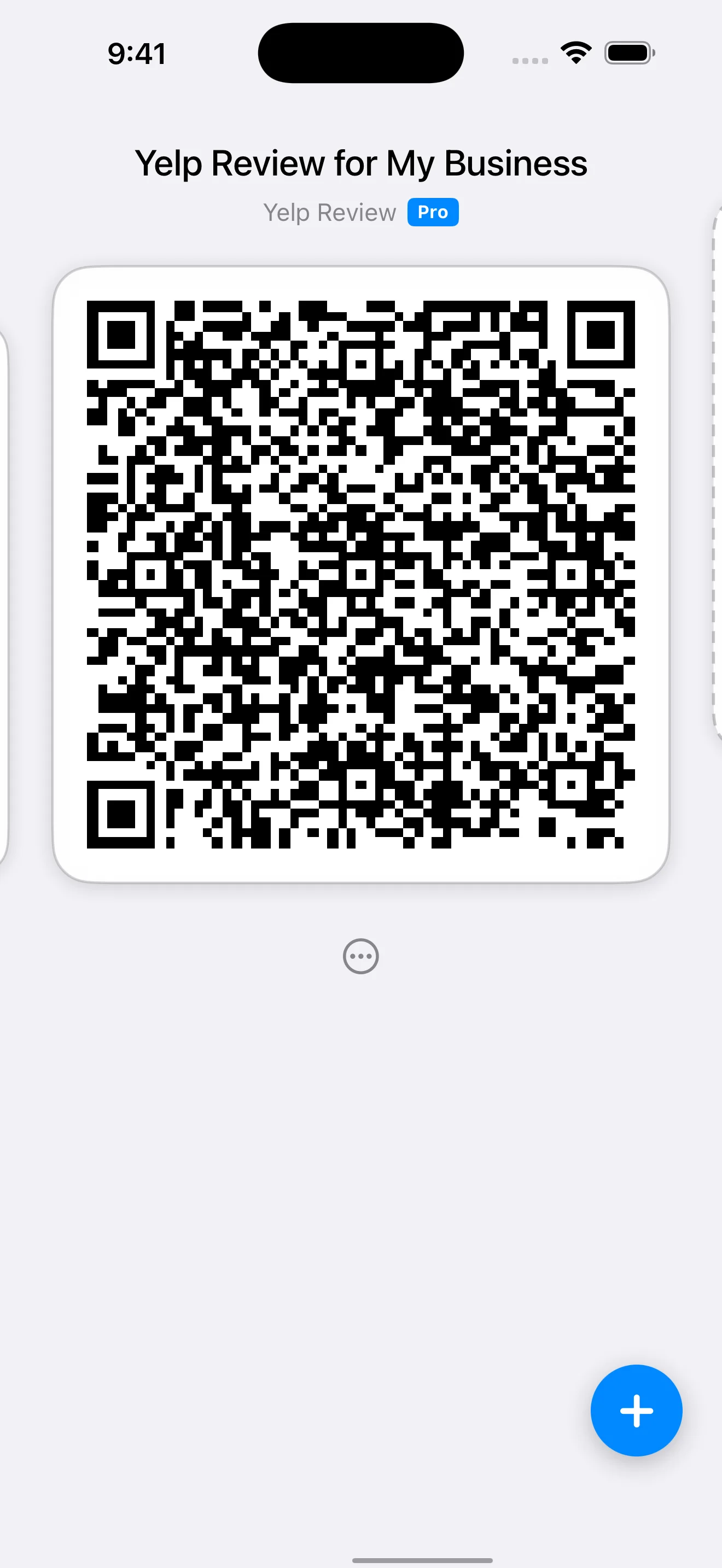QR Pad app screenshot